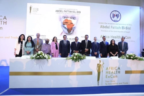 الجلسة النقاشية حول مبادرة صحة المرأة بالمؤتمر والمعرض الطبي الإفريقي Africa health ExCon